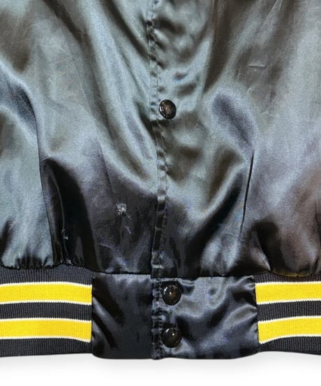 【USED】1990s ピッツバーグパイレーツ ナイロンジャケット BLACK XLサイズ swingster  アメリカ製