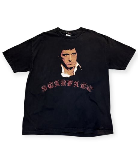 【USED】1990s SCARFACE スカーフェイス Tシャツ 映画 オフィシャル XLサイズ