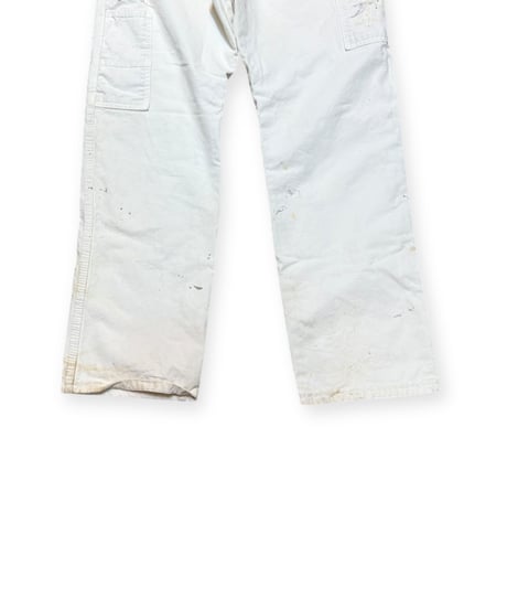 【USED】2000s Dickies Sherwin Williams ホワイト ペインターパンツ W36L32 ペンキ汚れ