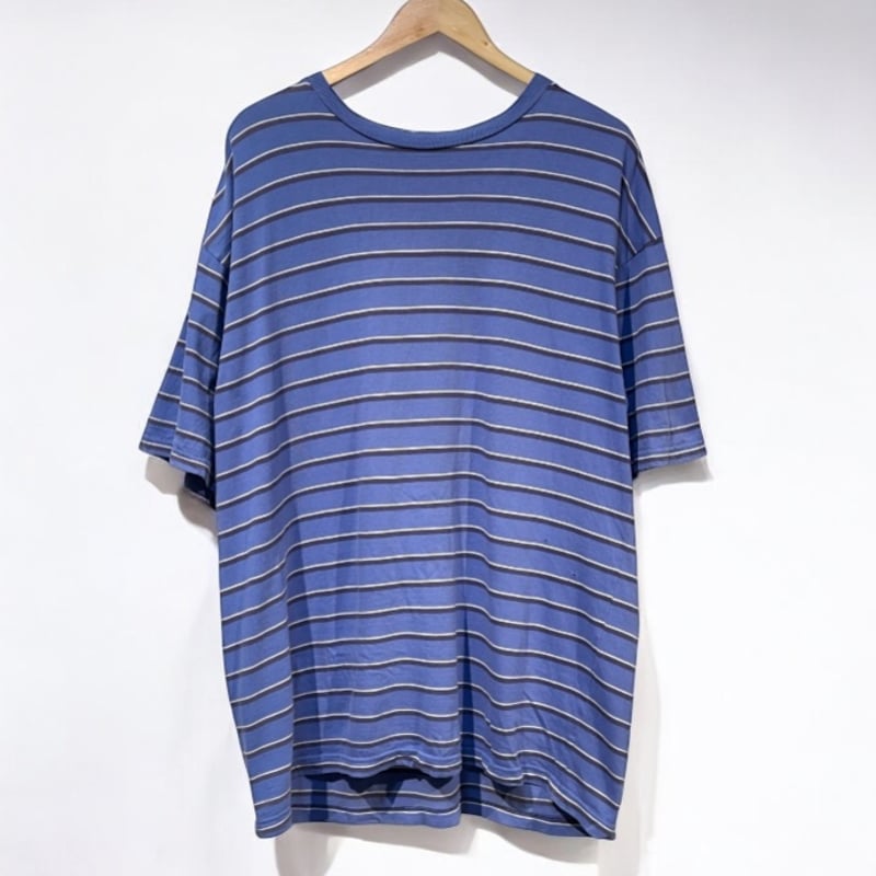 90s OLD GAP ボーダーTシャツ ブルーボーダー XLサイズ | ATR STORE