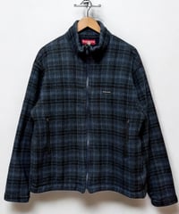 【USED】 90s　SUPREME  フリースジャケット　チェック柄　XLサイズ