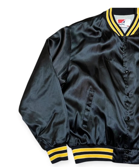 【USED】1990s ピッツバーグパイレーツ ナイロンジャケット BLACK XLサイズ swingster  アメリカ製