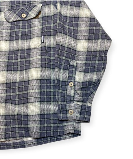 【USED】1990s Patagonia パタゴニア ヘビーフランネル チャコール Mサイズ ポルトガル製