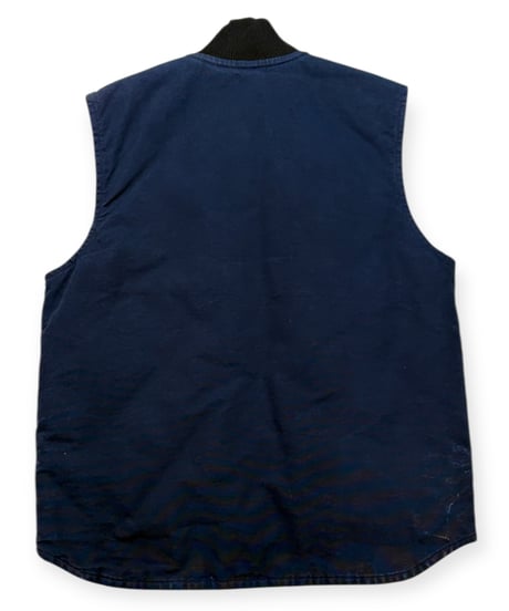 【USED】2000s Carhartt カーハート DUCK VEST ネイビー Lサイズ