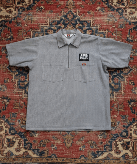 BEN DAVIS ワークシャツ ヒッコリーストライプ ATR PATCH