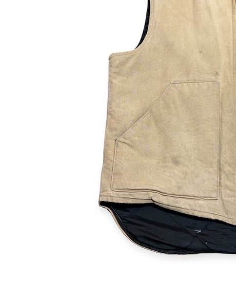 【USED】1990s Carhartt DUCK VEST ブラウン Lサイズ アメリカ製