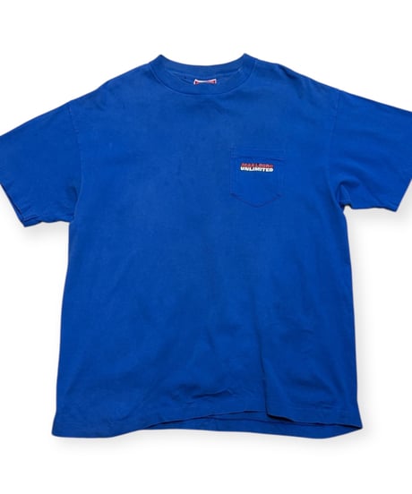 【USED】1990s MARLBORO マルボロ ウルフ 半袖Tシャツ ブルー