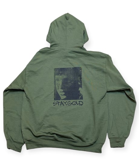 【 NEW ITEM】DISK STAY GOLD HOODIE グリーン ARK CLOTHING