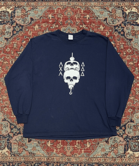 2000s スカルプリント LS T-SHIRTS