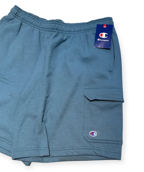 【NEW ITEM】Champion スウェットカーゴショーツ 水色
