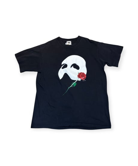 【USED】1990s オペラ座の怪人 SS T-SHIRTS BLACK XLサイズ USA製