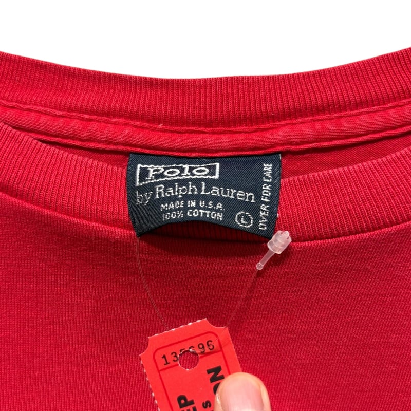 Ralph Lauren ラルフローレン 90s アメリカ製 ペイント W33 90s USA製 ポロ ラルフローレン ツータック コットン チノパン