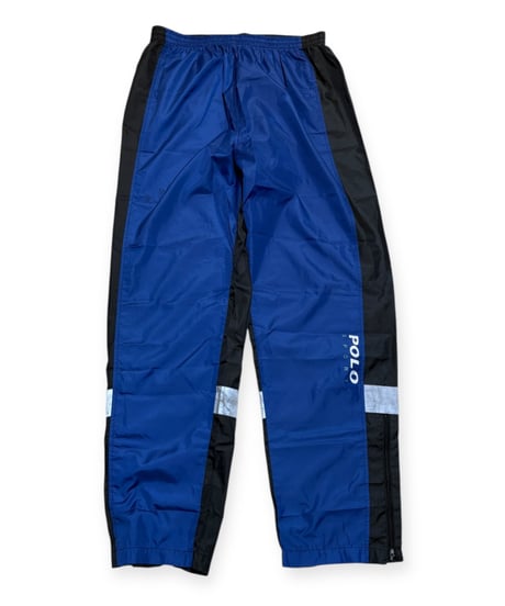【USED】1990s POLO SPORTS ナイロンパンツ BLUE XXLサイズ