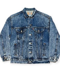 【USED】1980s Levi’s 57508 アシッドデニムジャケット ブリーチ Lサイズ