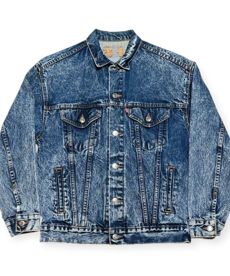 【USED】1980s Levi’s 57508 アシッドデニムジャケット ブリーチ Lサイズ