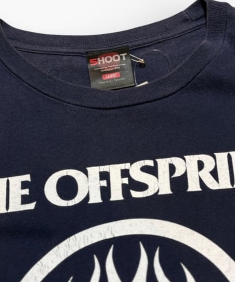 【USED】2000s OFFSPRING オフスプリング 半袖Tシャツ NAVY Lサイズ