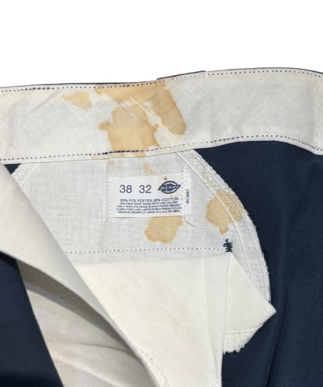 【USED】1990s Dickies 874 ワークパンツ NAVY W38L32 USA製