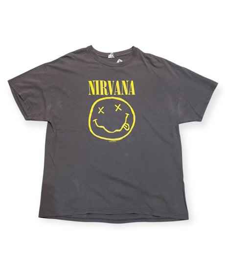 【USED】  2000s   NIRVANA ニルヴァーナ   バンドTシャツ   BLACK   XLサイズ   anvil