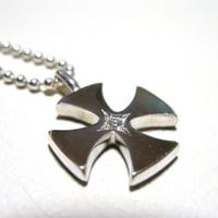 仁尾彫金『一つ星ダイヤフラットアイアンクロスヘッド』ハンドメイド433