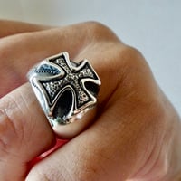 仁尾彫金『5つ玉ゴールド釈迦玉ピンキーリング』ハンドメイド257