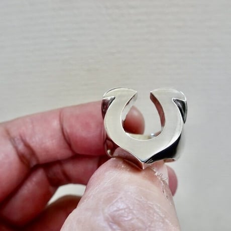 仁尾彫金『馬蹄ピンキーリング磨き』ハンドメイド449