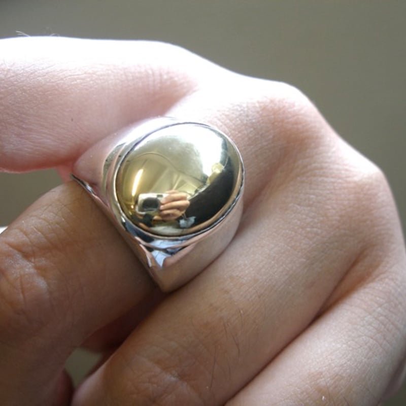 仁尾彫金『ゴールド星のペンダント』ハンドメイド192b