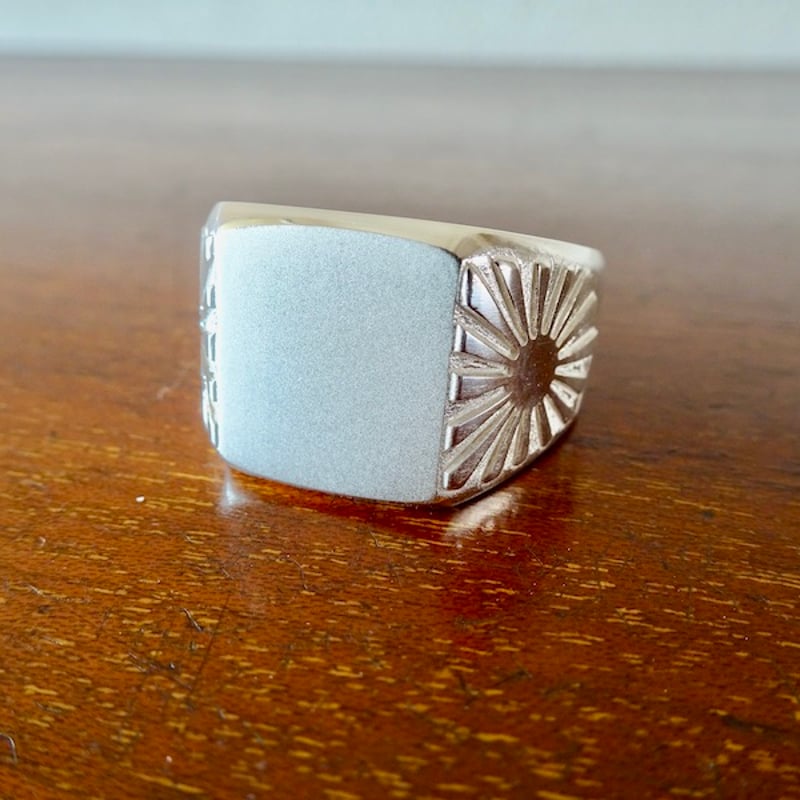 仁尾彫金『太陽の印台リング』ハンドメイド193 仁尾彫金『太陽の印台リング』ハンドメイド193 【公式通販】