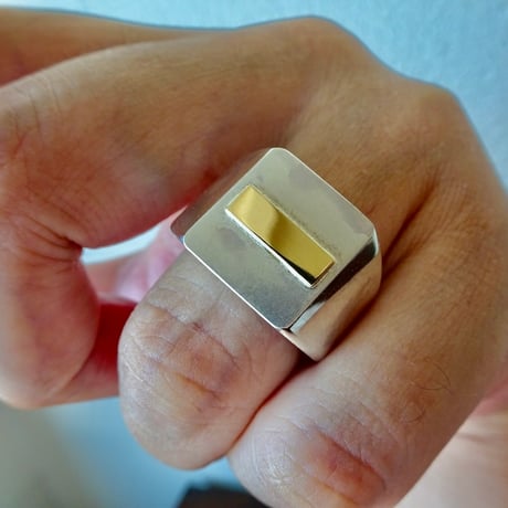 仁尾彫金『一つ星ダイヤ3.0mm、プラチナプレート』ハンドメイド129b くど
