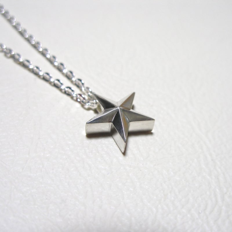 仁尾彫金『プラチナ立体スターペンダントバチカンなし』ハンドメイド126 fit=scale-down,w=1200