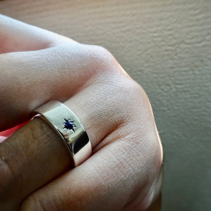 仁尾彫金『k18サンダー、平打バングル3』ハンドメイド370b