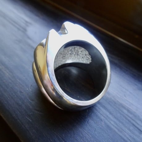 仁尾彫金『ビットコイン印台リング』ハンドメイド185