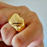 仁尾彫金『一つ星ダイヤ、ビッグ馬蹄リング』ハンドメイド236