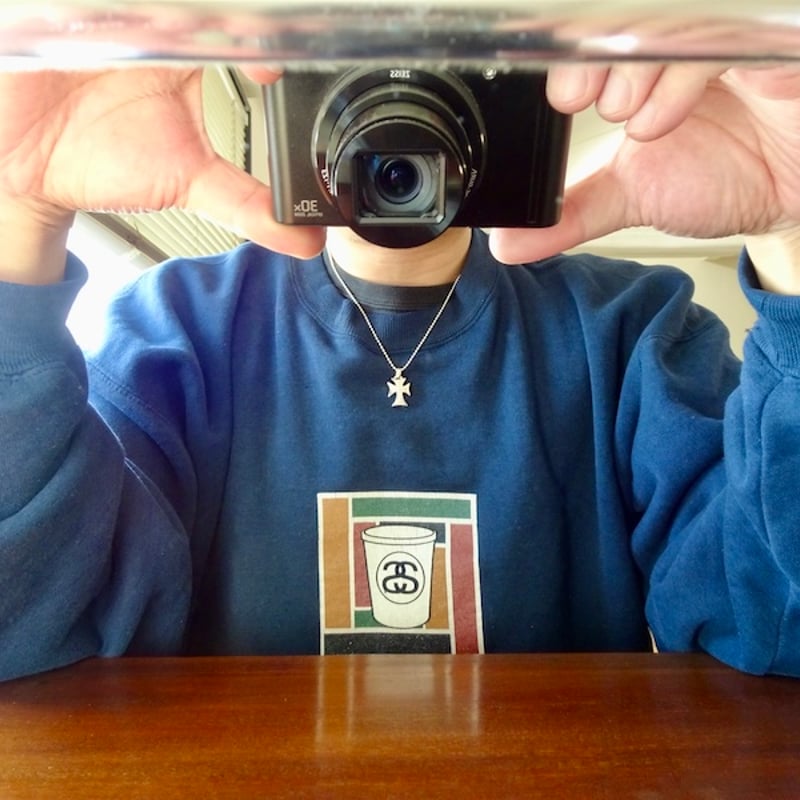 仁尾彫金『ギャラクシークロスブラックダイヤヘッド』ハンドメイド434