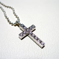仁尾彫金『フルジルコニアクロス』ハンドメイド53