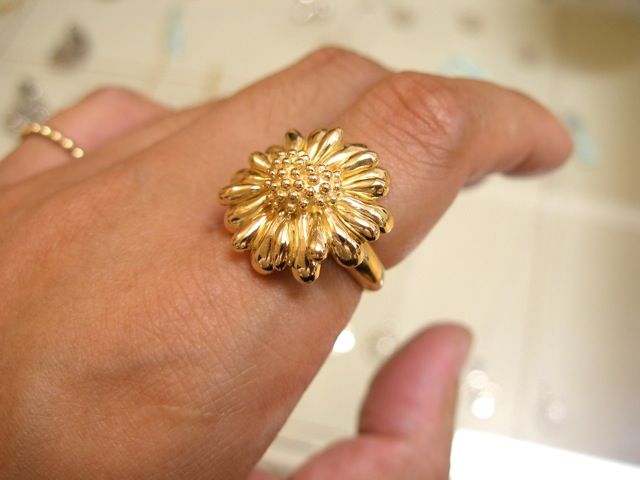 仁尾彫金『一つのゴールドスタッズリング』ハンドメイド180 | 仁尾彫金  