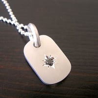 仁尾彫金『k18カボション、プラチナリング2』ハンドメイド371