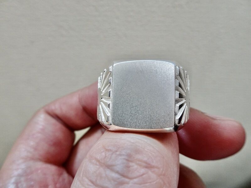 仁尾彫金『太陽の印台リング』ハンドメイド193 | 仁尾彫金 STORE