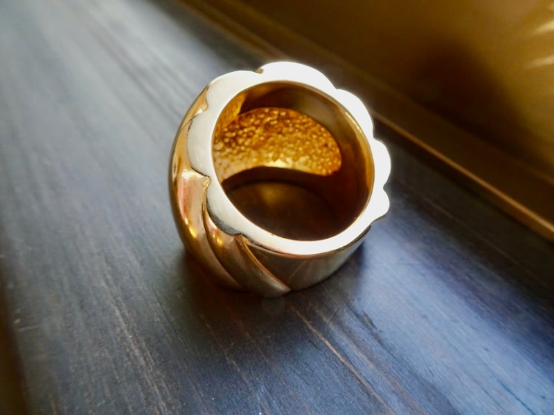 仁尾彫金『ビッグ馬蹄リング』ハンドメイド230 : epr230s : 仁尾彫金  