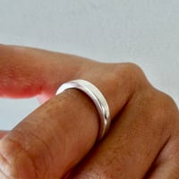 仁尾彫金『k18平打ちバングル3.5mm』腕周り18cm用、ハンドメイド304