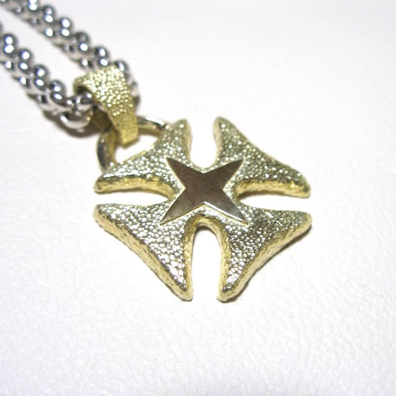 仁尾彫金『ゴールドアイアンクロスヘッド』ハンドメイド33 | 仁尾彫金 