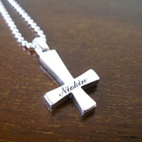 仁尾彫金『ゴールドアイアンクロスブレスレット18cm』ハンドメイドb122 仁尾彫金『ゴールドアイアンクロスブレスレット18cm