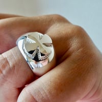 仁尾彫金『プラチナ一つ星ダイヤリング』ハンドメイド109b 仁尾彫金『プラチナ一つ星ダイヤリング』ハンドメイド109b