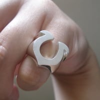 仁尾彫金『馬蹄ピンキーリング』ハンドメイド128