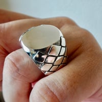 仁尾彫金『ギャラクシークロスブラックダイヤヘッド』ハンドメイド434