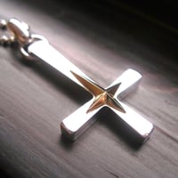 仁尾彫金『逆十字星クロスコンビ』ハンドメイド158