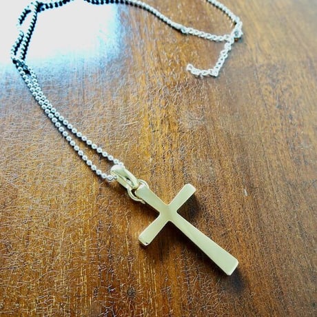仁尾彫金『ゴールドクロス2』ハンドメイド238