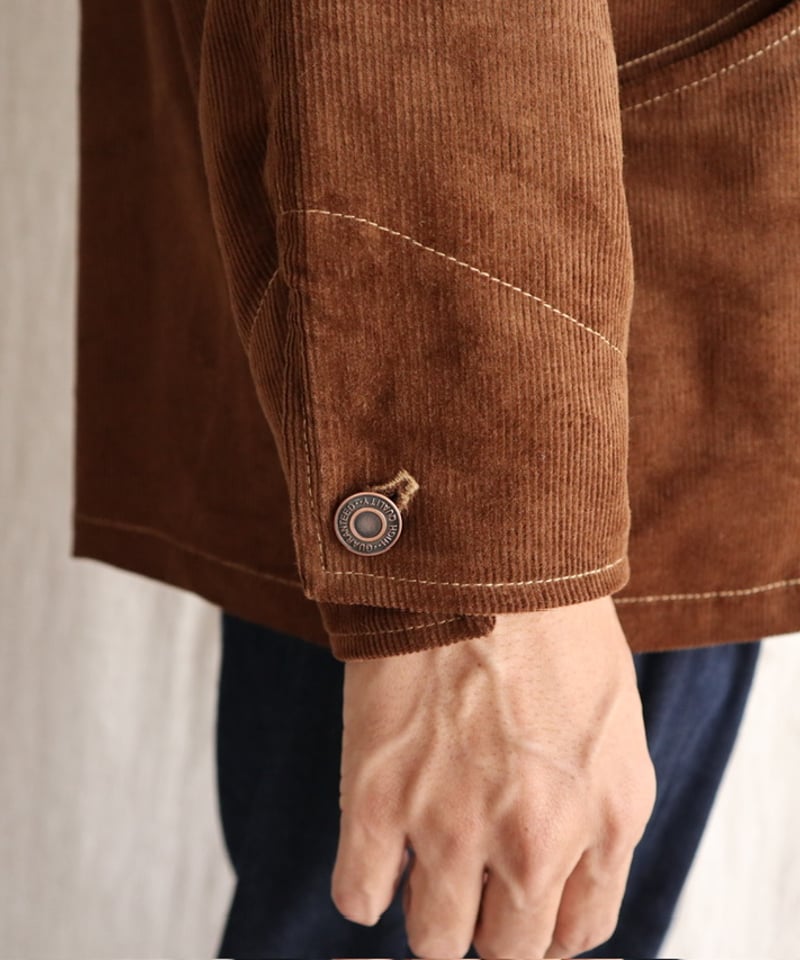 BACKERS コーデュロイカバーオール ブラウン BACKERS コーデュロイカバーオール ブラウン corduroy coverall
