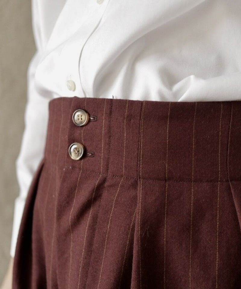 メンズウールワイドトラウザーズ | ハイヂノカゾクフク