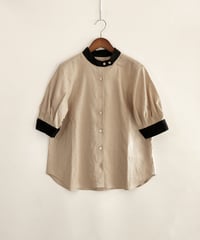[ Tuck sleeve shirt ]タックスリーブシャツ/H-LT08