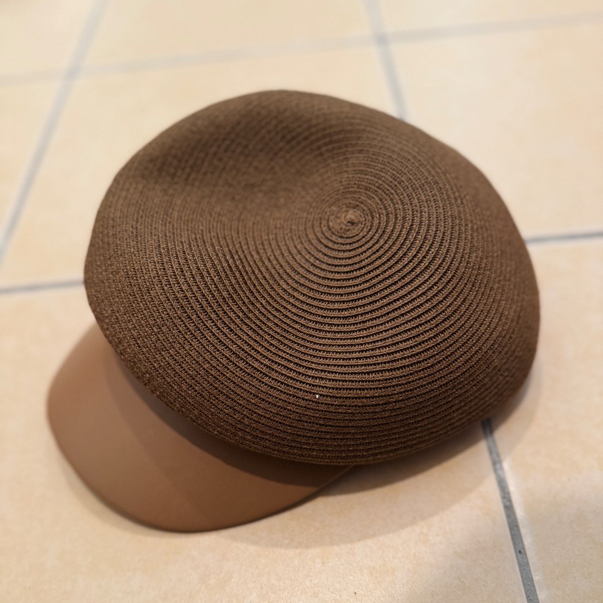 キャスケット　ブラック　la robe froufrou Paris Casquette （Marron) | La robe froufrou